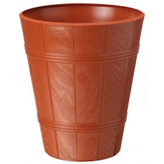 Горшок для цветов Derevo Palma-3 15 л терракот Form-Plastic Киев