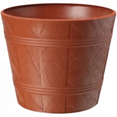 Горшок для цветов Derevo Elba-1 3 л терракот Form-Plastic Городок