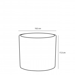 Кашпо Edelman Mica Decorations Era 19,5 см песочно-светло-серый 4.1 л Молочанськ