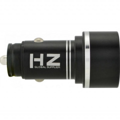 Автомобільний зарядний пристрій з вольтметром HZ 2xUSB Ворожба