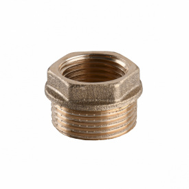 Футорка латунная 3/4″НР х 1/2″ВР штампованная А0702А