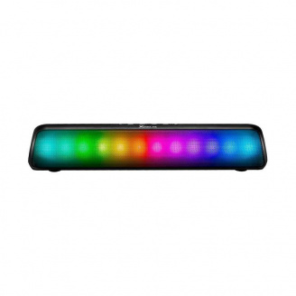 Bluetooth колонка XTRIKE ME SP-211BT Bluetooth с RGB подсветкой и радио Black N