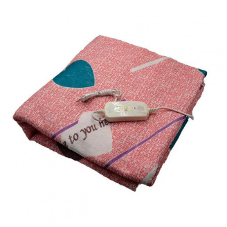 Электропростынь Electric Blanket 7418 115х140 см Pink Heart