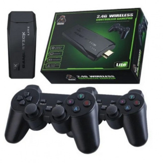 Приставка + 2 беспроводных джойстика Game Stick 8626 HDMI Black