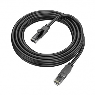 Сетевой кабель RJ45 BOROFONE BUS01 10 м Black N