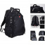 Рюкзак міський Small Swissgear Wenger 8810 з USB та AUX Чорний Городок