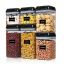 Органайзер пластиковий для сипучих VigohA Food storage container set 5 шт Ворожба