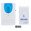 Беспроводной дверной звонок Luckarm Intelligent 8203 от батареек White-Blue Королево