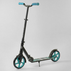 Самокат Best Scooter Wolf 49733 Складной, Амортизатор, Подножка (361649) Вишневе