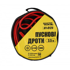 Провода пусковые MASTERTOOL 500 А 3.5 м 81-0125 Луцьк