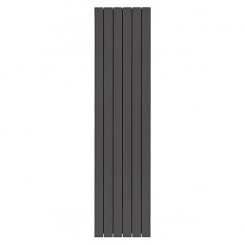 Вертикальный алюминиевый радиатор NOVA FLORIDA LEDRO S/90 2000 мм ARDESIA/SLATE GREY 3B дизайнерский 6 секций