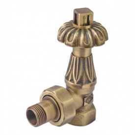 Кран-термостат Carlo Poletti ARTISTIC 1/2″ угловой бронза