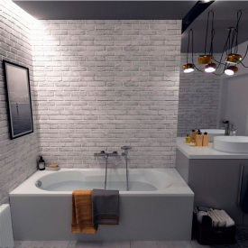 Ванна акриловая Pool Spa Lena 160х70 белая (PWP1910ZD000000)