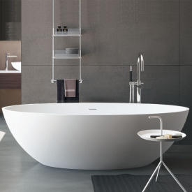 Ванна из искусственного камня Treesse Carezza, 180х85, отдельностоящая (V308BL)