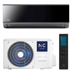 Инверторный кондиционер NC Clima Liverpool NCI18EHLIw1eu/NCO18EHLIw1eu 52 м2 черный глянцевый