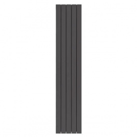 Вертикальный алюминиевый радиатор NOVA FLORIDA LEDRO S/90 2000 мм ARDESIA/SLATE GREY 3B дизайнерский 5 секций