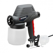 Краскопульт электрический 110 Вт., форсунка 0.8 мм, бачок 0.8л., 300 мл/мин INTERTOOL DT-5012