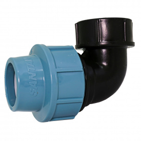 Угол зажимной Santan с внутренней резьбой 32х3/4"