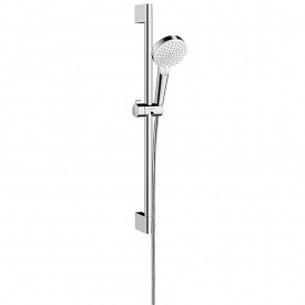 Душевой набор Hansgrohe Crometta Vario 65 EcoSmart 9л/мин, белый/хром (26534400)