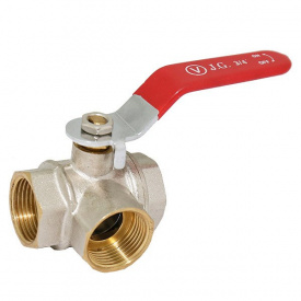 Кран шаровый Valve трехходовой 3/4"