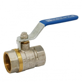 Кран шаровый для воды Santan 600, 3/4" внутренний–внутренний, синяя ручка