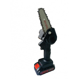 Потужна акумуляторна ланцюгова міні пила 4 дюйми OPT-TOP 24V-К-1 для обрізання дерев Чорна (1867029338)