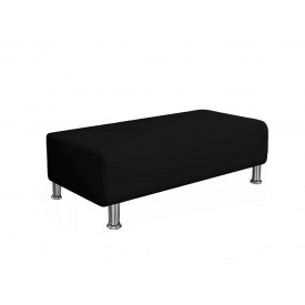 Банкетка офісна Tobi Sho Ремі для очікування 1200x520x380, шкірзам Чорний 2230