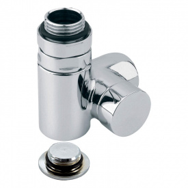 Кран отсекающий Carlo Poletti Combi Corner трехосевой SX 1/2″ левый хром