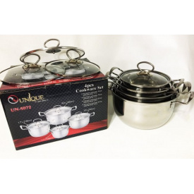 Набір каструль Unique UN-5072 8 предметів
