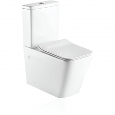 Компакт KOLLER POOL Kvadro унитаз напольный с сиденьем Soft-close и бачок (KR-0675-RC-C + KR-0675-RC-T)