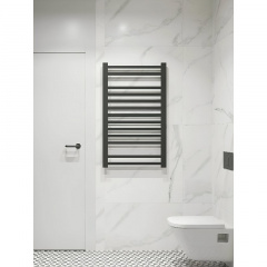 Полотенцесушитель водяной Terma Bone 760x500 Black mat (9005 mat) Чернігів