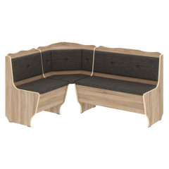 Кухонний куточок DineDream-1 (тканина, савана кава + сонома, 160х120 см) Ворожба