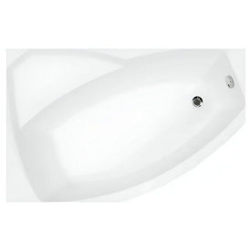 Ванна акриловая BESCO RIMA левосторонняя 140х90 L б/н (#WAR-140-NL)