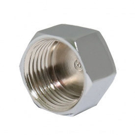 Заглушка Remer 1/2" внутренняя хромированная