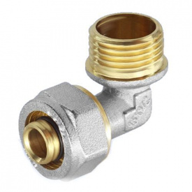 Угол с наружной резьбой с проточкой Santan 16х1/2"