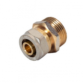 Сгон с наружной резьбой с проточкой Santan 16х3/4"