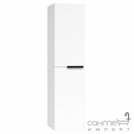 Подвесной пенал с корзиной для белья Mirater Fest 40 матовый белый, правосторонний