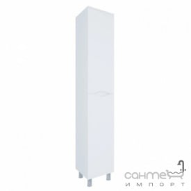 Пенал напольный Mirater Смайл 35 белый, левосторонний