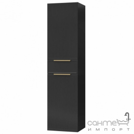 Подвесной пенал Mirater Адель черный, левосторонний