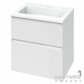 Подвесная тумба с раковиной Mirater Родео 60 белая