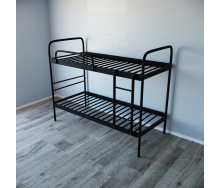 Кровать двухъярусная металлическая Tobi Sho RELAX DUO-1 200X80 Черный