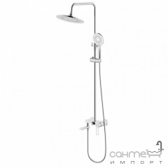 Душевая стойка с изливом Qtap Taurus QTTAU111CRM45665 хром Київ