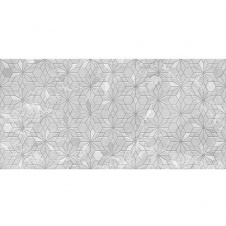 Плитка Golden Tile Gloria Flowers серый GL2151 9х600х300 мм