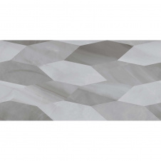 Плитка Golden Tile Lazurro Leaves серый 3L2251 9х600х300 мм