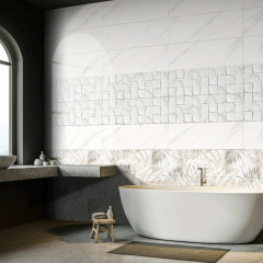Плитка Ceramica Deseo Calacata Siena Flower HL B 10х900х300 мм Нікополь