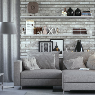 Плитка Golden Tile London дымчатая 30В010 6х60х250 мм