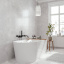 Плитка Golden Tile Gloria Flowers серый GL2151 9х600х300 мм Шепетовка