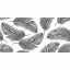 Плитка Golden Tile Nero E Bianco Leaf черный NBС161 9х600х300 мм Хмільник
