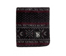 Плед Victoria's Secret Plush Blanket черный 152х127 см