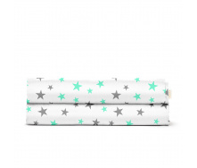 Детская простыня 110х160 см MINT STARS Cosas